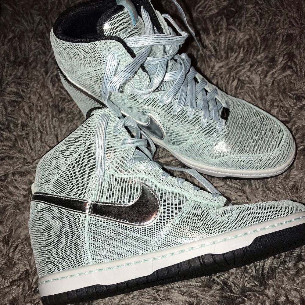 Nike dunk sky hi wedge shoes